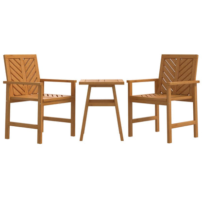 Set da Salotto da Giardino 3 pz in Legno Massello di Acacia - homemem39