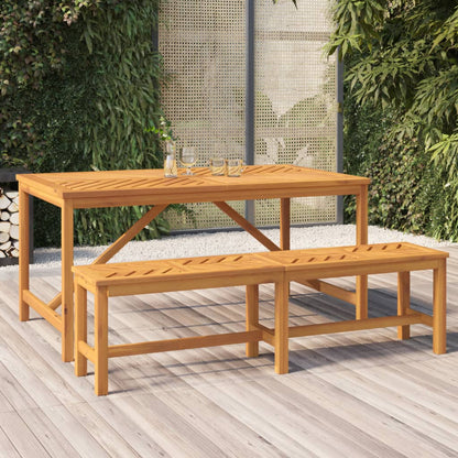 Panca da Giardino 150 cm in Legno Massello di Acacia - homemem39