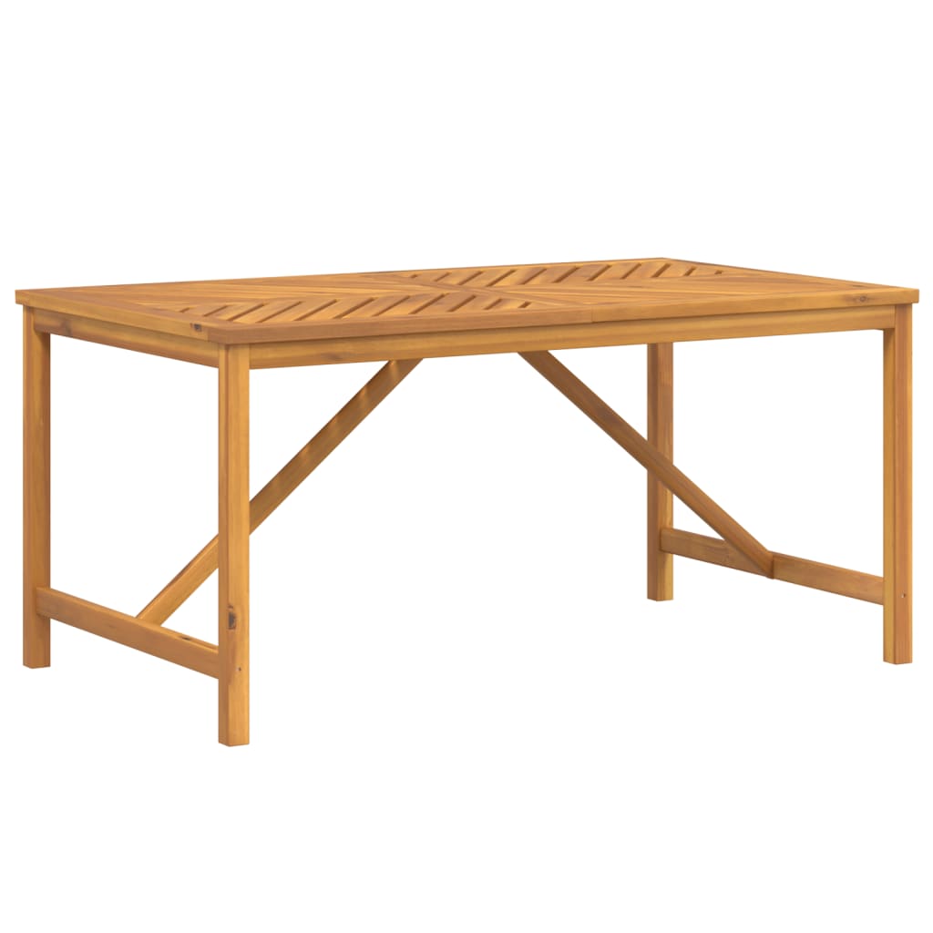 Tavolo da Pranzo da Giardino 150x90x74 cm Legno Massello Acacia - homemem39