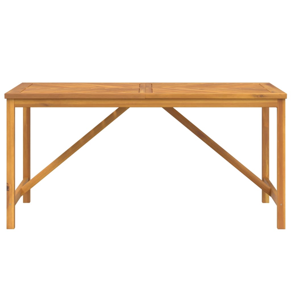 Tavolo da Pranzo da Giardino 150x90x74 cm Legno Massello Acacia - homemem39