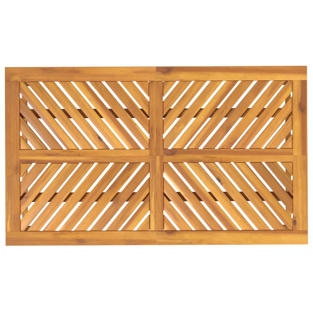 Tavolo da Pranzo da Giardino 150x90x74 cm Legno Massello Acacia - homemem39