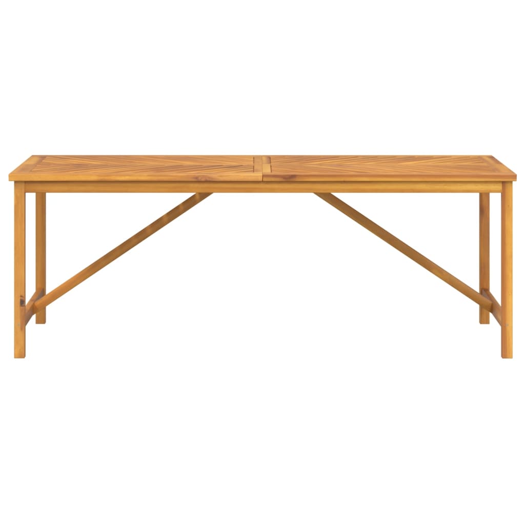 Tavolo da Pranzo da Giardino 200x90x74 cm Legno Massello Acacia - homemem39