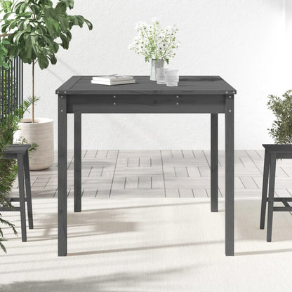 Tavolo da Giardino Grigio 82,5x82,5x76 cm Legno Massello Pino - homemem39