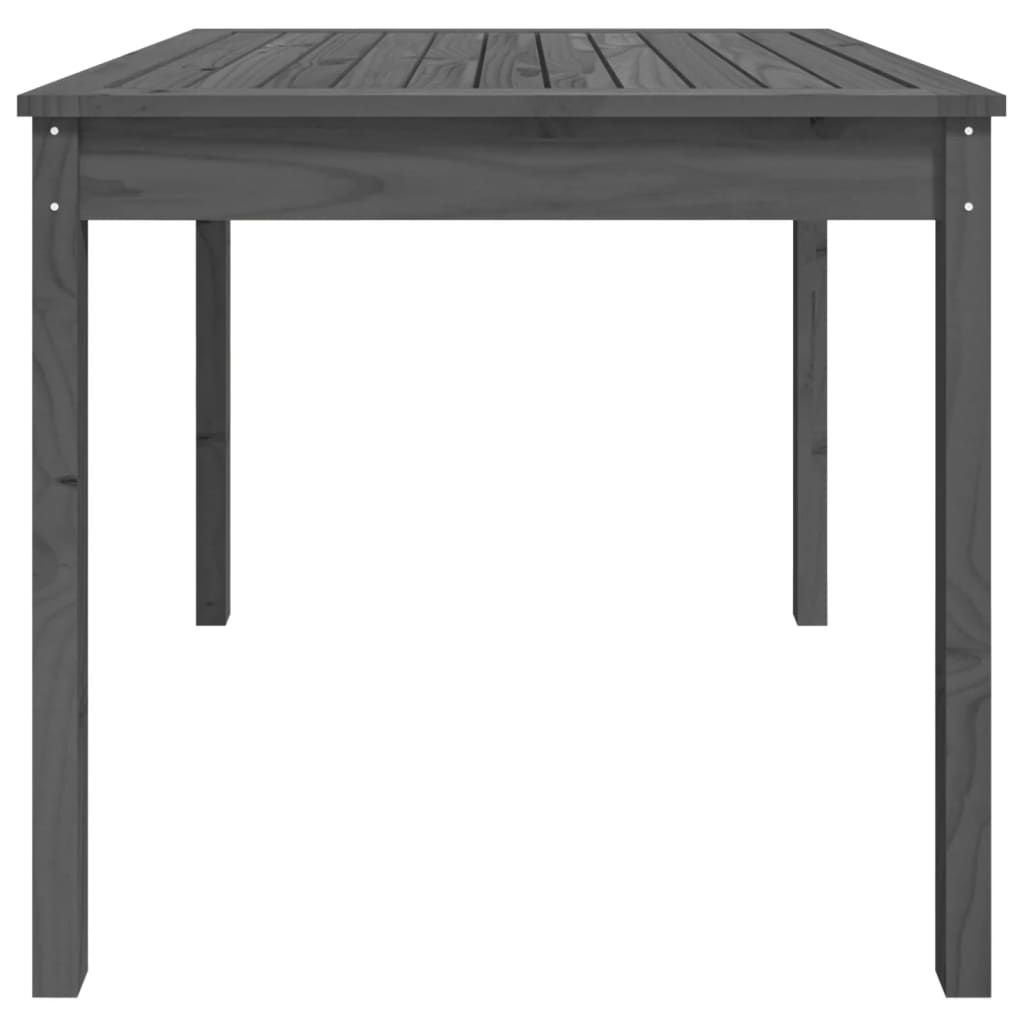 Tavolo da Giardino Grigio 82,5x82,5x76 cm Legno Massello Pino - homemem39