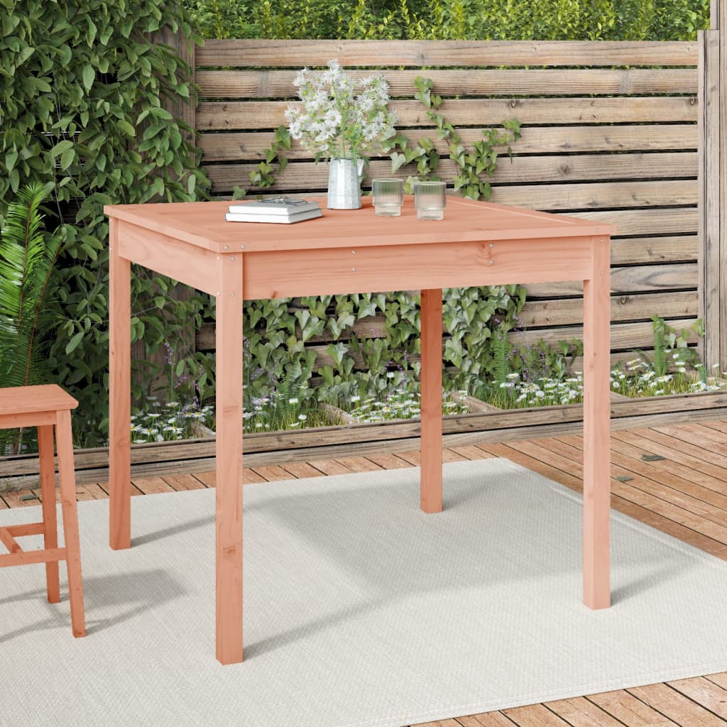 Tavolo da Giardino 82,5x82,5x76 cm in Legno Massello di Douglas - homemem39