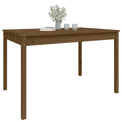 Tavolo da Giardino Miele 121x82,5x76 cm Legno Massello di Pino - homemem39