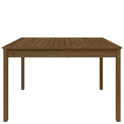 Tavolo da Giardino Miele 121x82,5x76 cm Legno Massello di Pino - homemem39