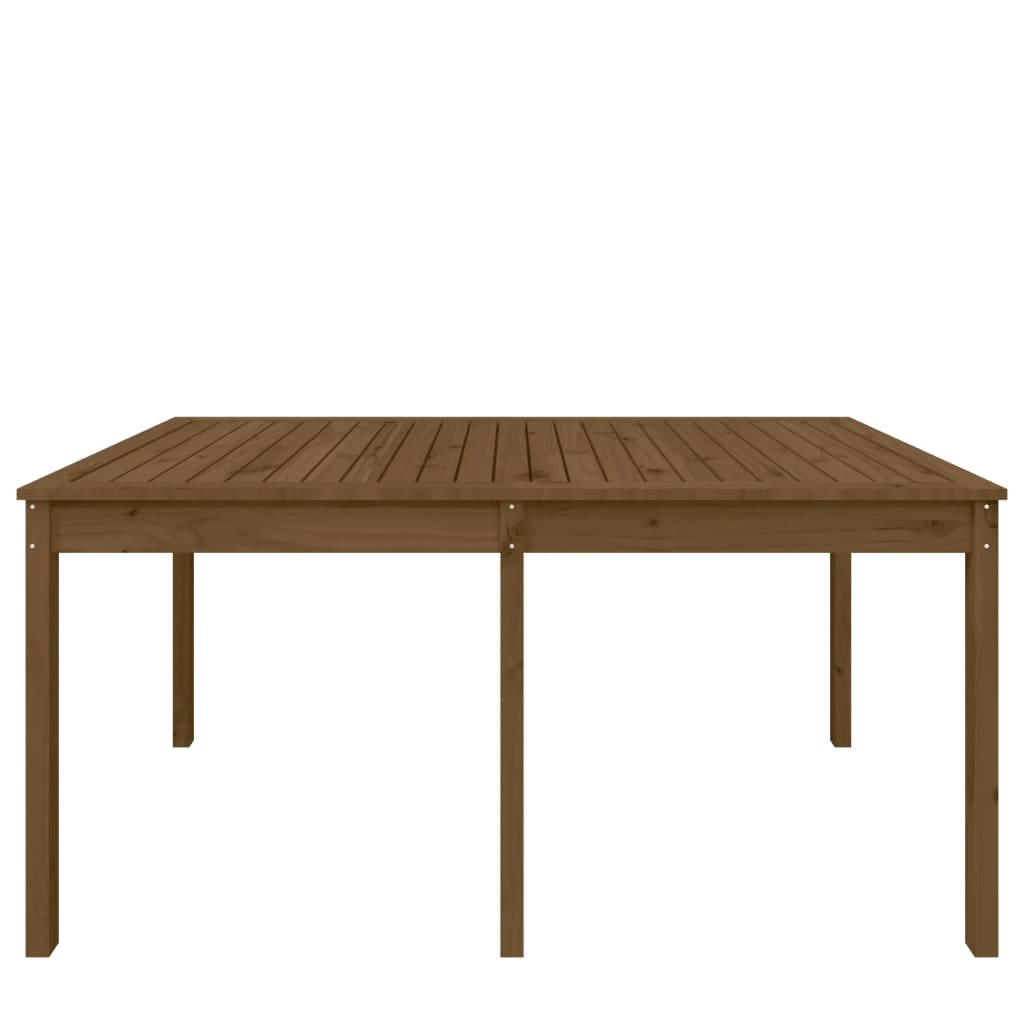 Tavolo da Giardino Miele 159,5x82,5x76cm Legno Massello di Pino - homemem39