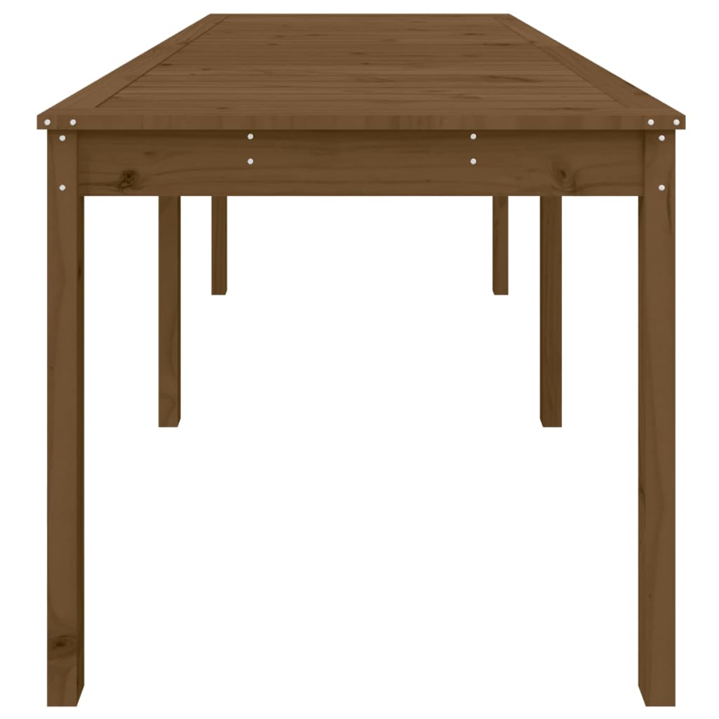 Tavolo da Giardino Miele 159,5x82,5x76cm Legno Massello di Pino - homemem39