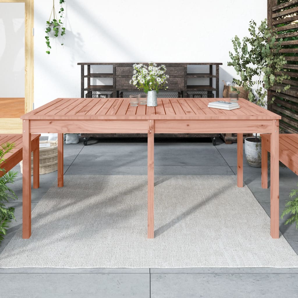 Tavolo da Giardino 159,5x82,5x76cm in Legno Massello di Douglas - homemem39