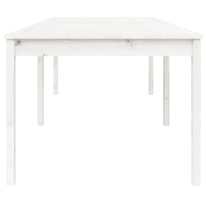 Tavolo da Giardino Bianco 203,5x100x76cm Legno Massello di Pino - homemem39