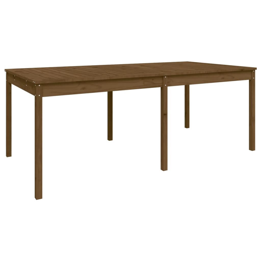 Tavolo da Giardino Miele 203,5x100x76cm Legno Massello di Pino - homemem39