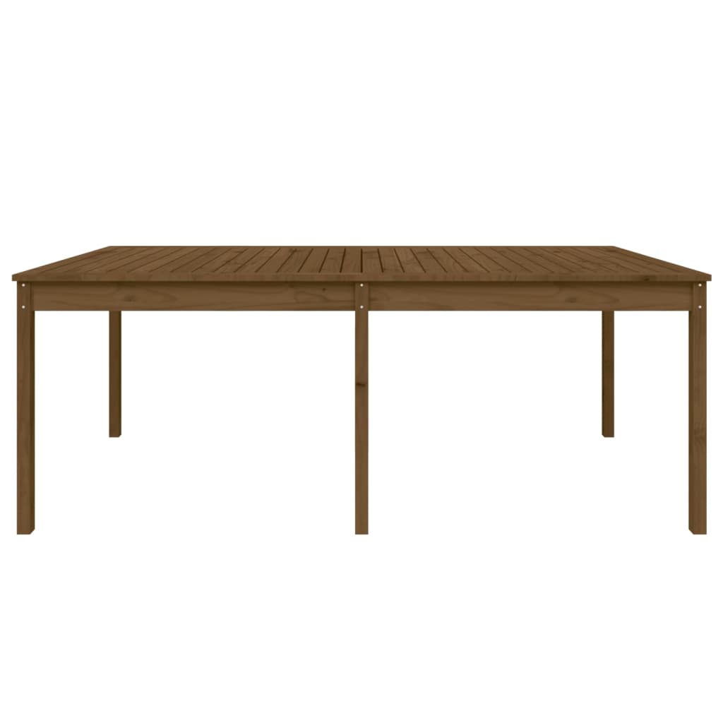 Tavolo da Giardino Miele 203,5x100x76cm Legno Massello di Pino - homemem39