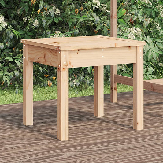 Panca da Giardino 50x44x45 cm in Legno Massello di Pino - homemem39