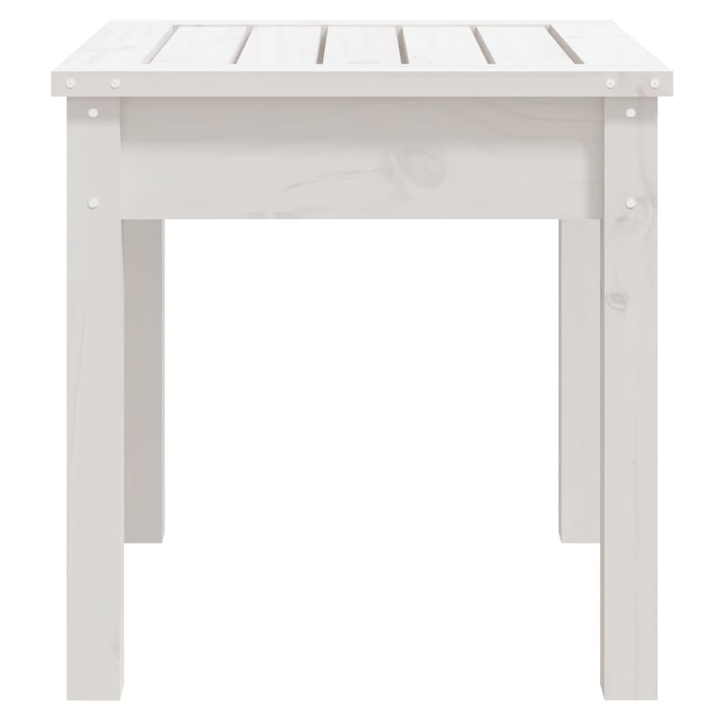 Panca da Giardino Bianca 50x44x45 cm Legno Massello di Pino - homemem39