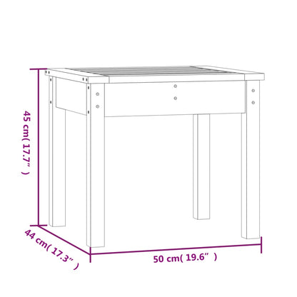 Panca da Giardino Miele 50x44x45 cm Legno Massello di Pino - homemem39