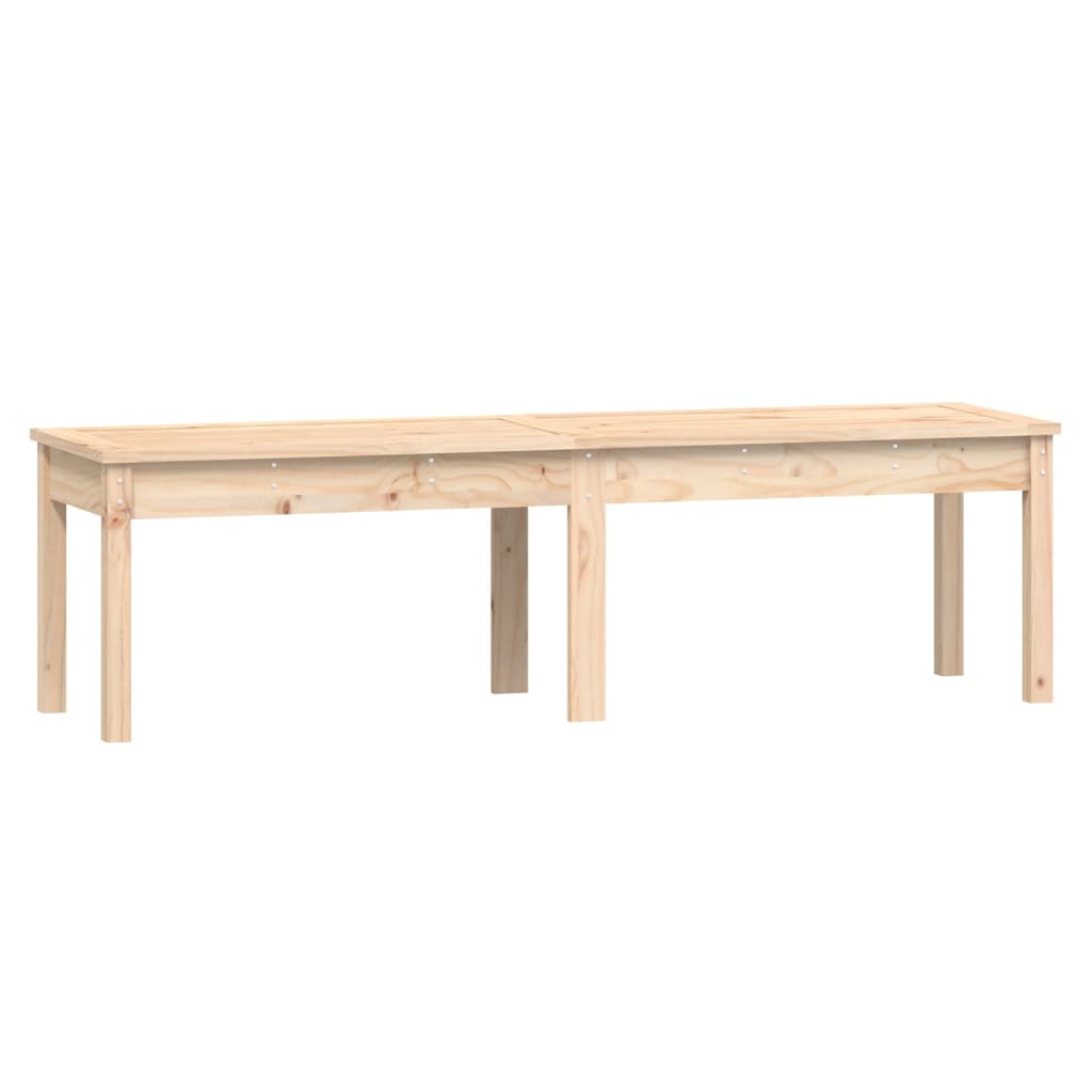 Panca da Giardino 2 Posti 159,5x44x45 cm Legno Massello di Pino - homemem39