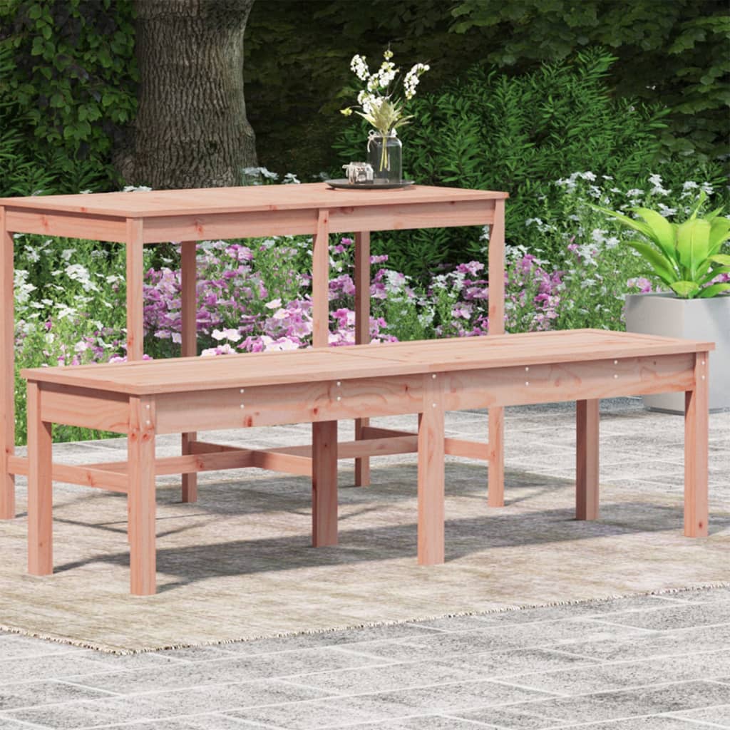 Panca da Giardino 2 Posti 159,5x44x45 cm Legno Massello Douglas - homemem39