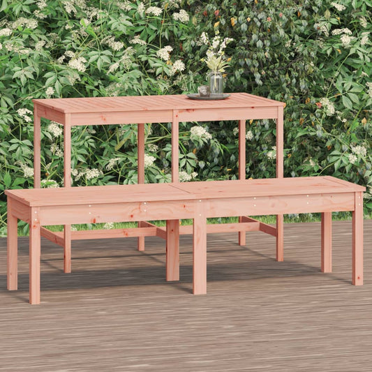 Panca da Giardino 2 Posti 159,5x44x45 cm Legno Massello Douglas - homemem39