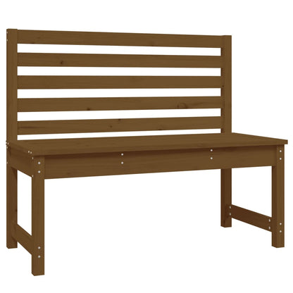 Panca da Giardino Miele 109 cm in Legno Massello di Pino - homemem39