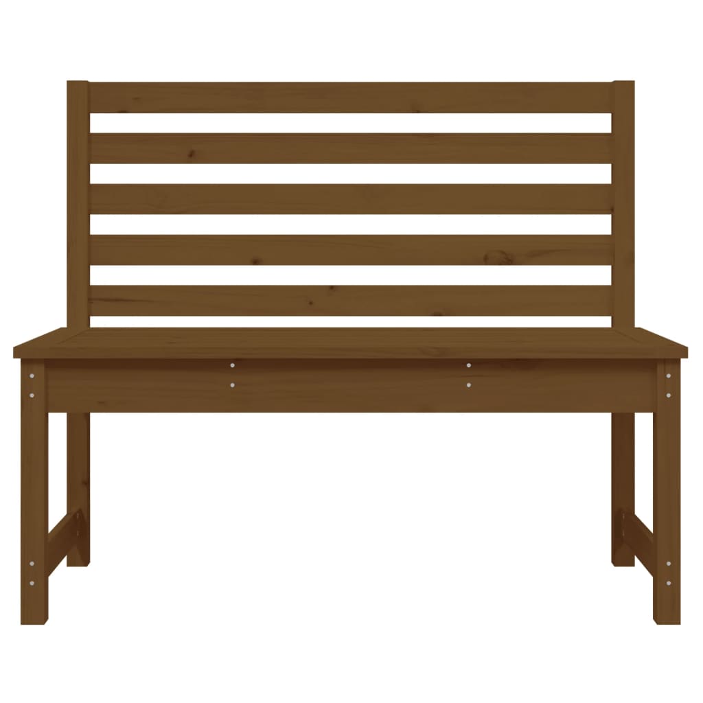 Panca da Giardino Miele 109 cm in Legno Massello di Pino - homemem39