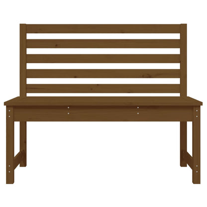 Panca da Giardino Miele 109 cm in Legno Massello di Pino - homemem39