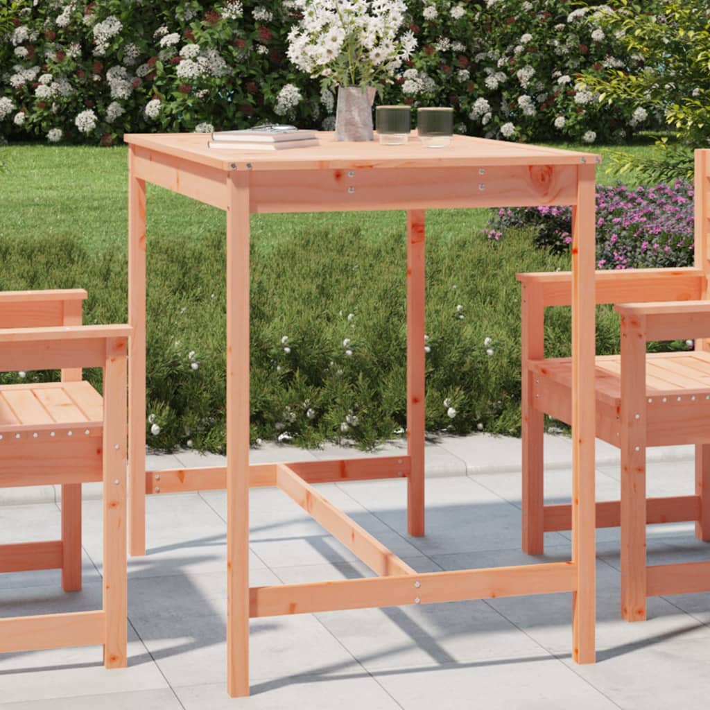 Tavolo da Giardino 121x82,5x110cm in Legno Massello di Douglas - homemem39