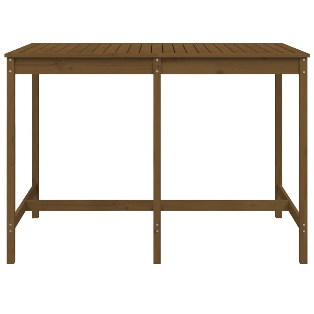 Tavolo da Giardino Miele 159,5x82,5x110cm Legno Massello Pino - homemem39