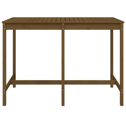 Tavolo da Giardino Miele 159,5x82,5x110cm Legno Massello Pino - homemem39