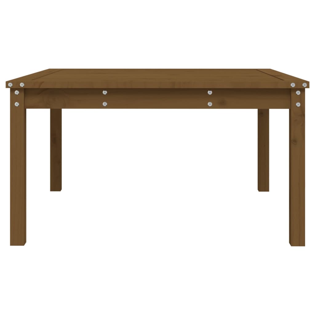 Tavolo da Giardino Miele 82,5x82,5x45 cm Legno Massello di Pino - homemem39