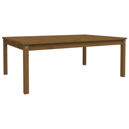 Tavolo da Giardino Miele 121x82,5x45 cm Legno Massello di Pino - homemem39