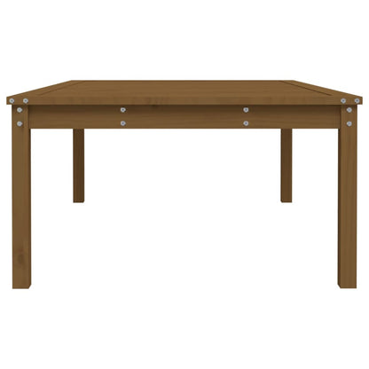 Tavolo da Giardino Miele 121x82,5x45 cm Legno Massello di Pino - homemem39