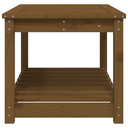 Tavolo da Giardino Miele 82,5x50,5x45 cm Legno Massello Pino - homemem39