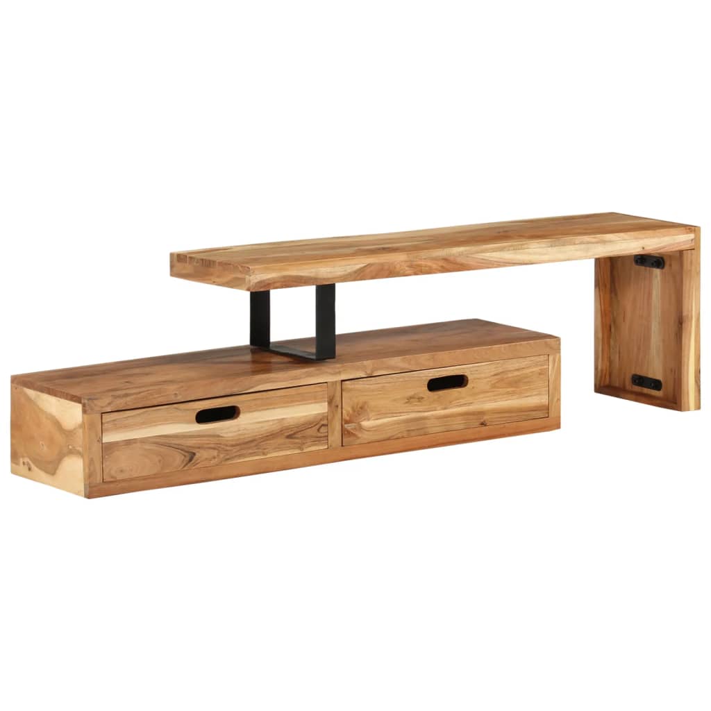 Supporto TV in Legno Massello di Acacia - homemem39