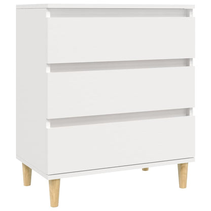 Credenza Bianca 60x35x70 cm in Legno Multistrato - homemem39