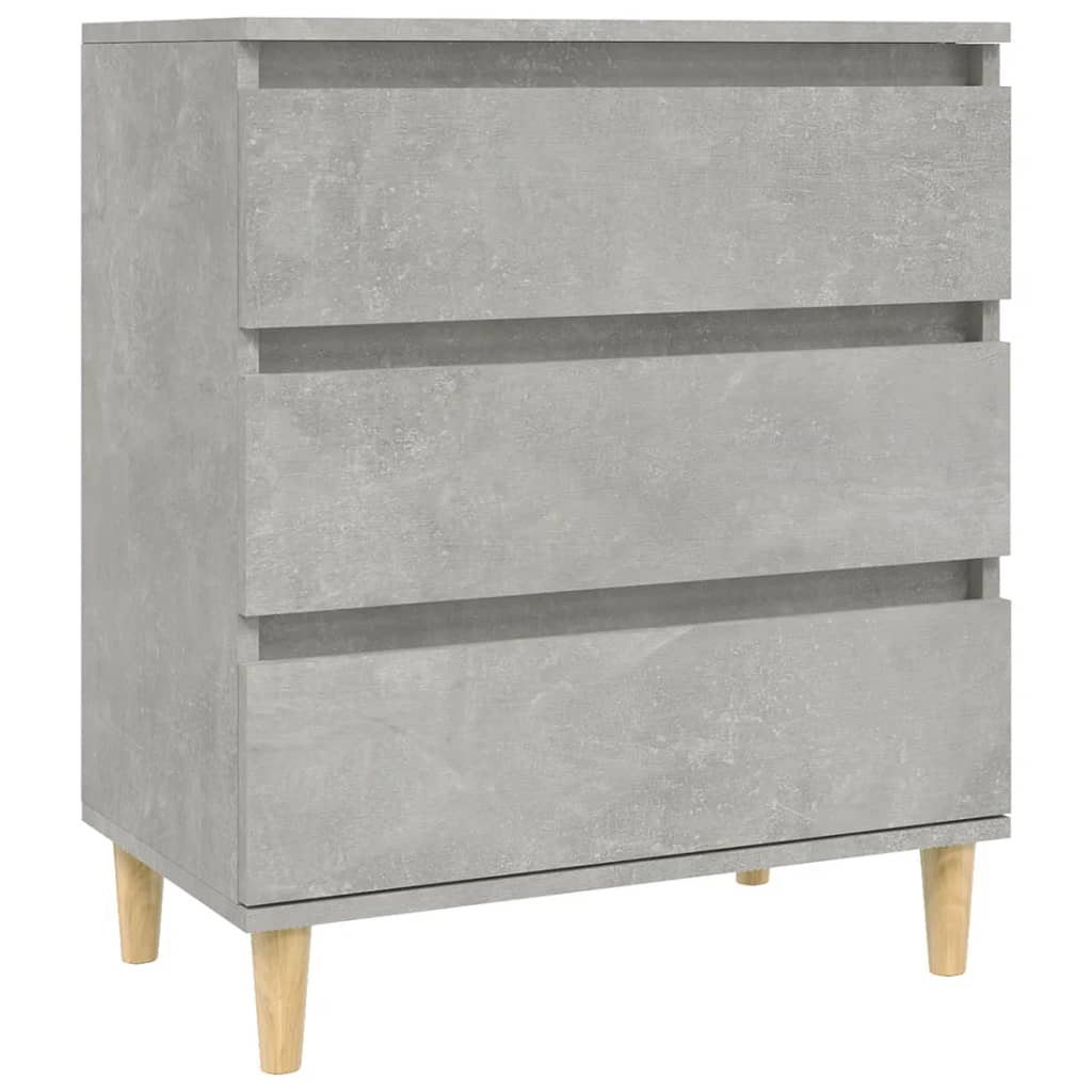 Credenza Grigio Cemento 60x35x70 cm in Legno Multistrato - homemem39