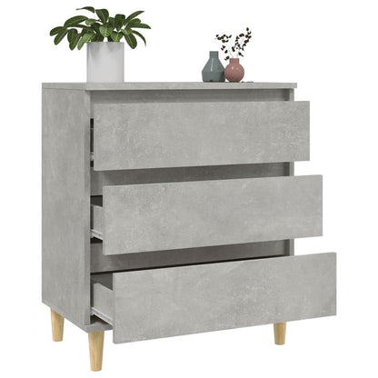 Credenza Grigio Cemento 60x35x70 cm in Legno Multistrato - homemem39