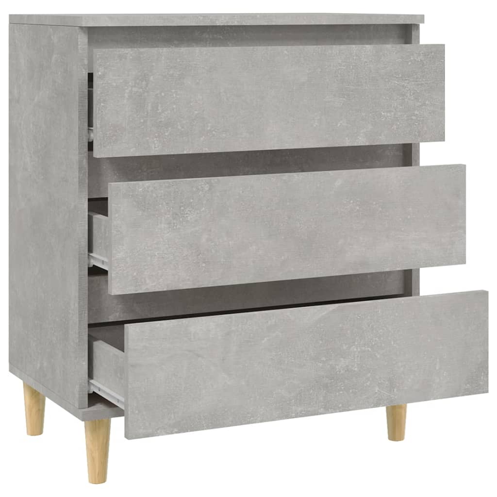 Credenza Grigio Cemento 60x35x70 cm in Legno Multistrato - homemem39