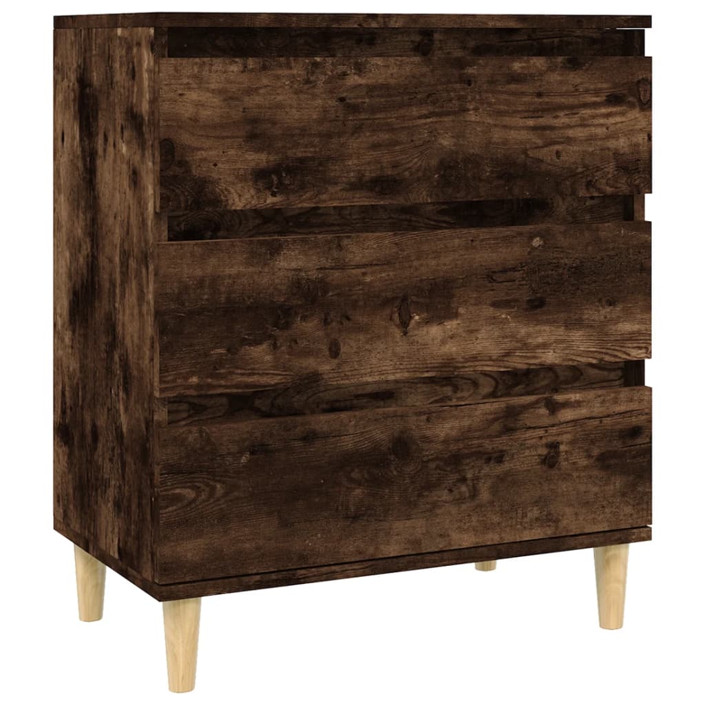 Credenza Rovere Fumo 60x35x70 cm in Legno Multistrato - homemem39