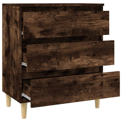 Credenza Rovere Fumo 60x35x70 cm in Legno Multistrato - homemem39