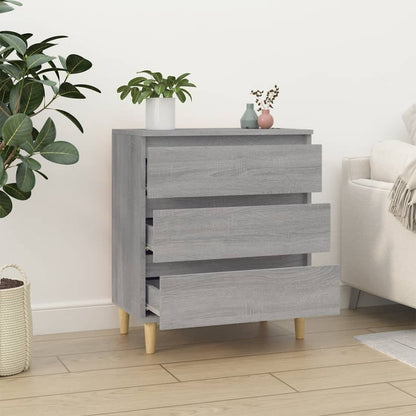 Credenza Grigio Sonoma 60x35x70 cm in Legno Multistrato - homemem39