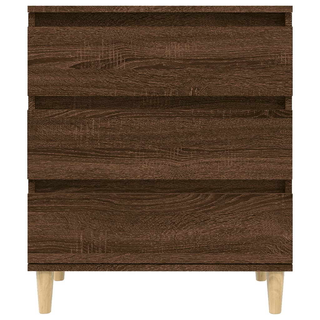 Credenza Rovere Marrone 60x35x70 cm in Legno Multistrato - homemem39