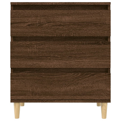 Credenza Rovere Marrone 60x35x70 cm in Legno Multistrato - homemem39