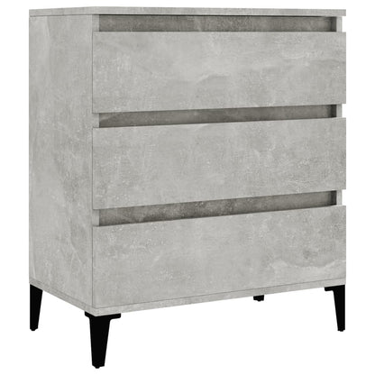 Credenza Grigio Cemento 60x35x70 cm in Legno Multistrato - homemem39