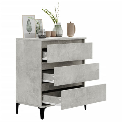 Credenza Grigio Cemento 60x35x70 cm in Legno Multistrato - homemem39