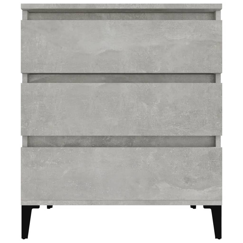 Credenza Grigio Cemento 60x35x70 cm in Legno Multistrato - homemem39