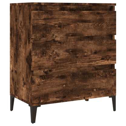 Credenza Rovere Fumo 60x35x70 cm in Legno Multistrato - homemem39