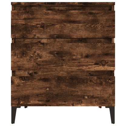 Credenza Rovere Fumo 60x35x70 cm in Legno Multistrato - homemem39