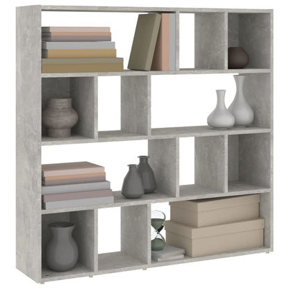 Libreria/Divisorio Grigio Cemento 105x24x102 cm - homemem39