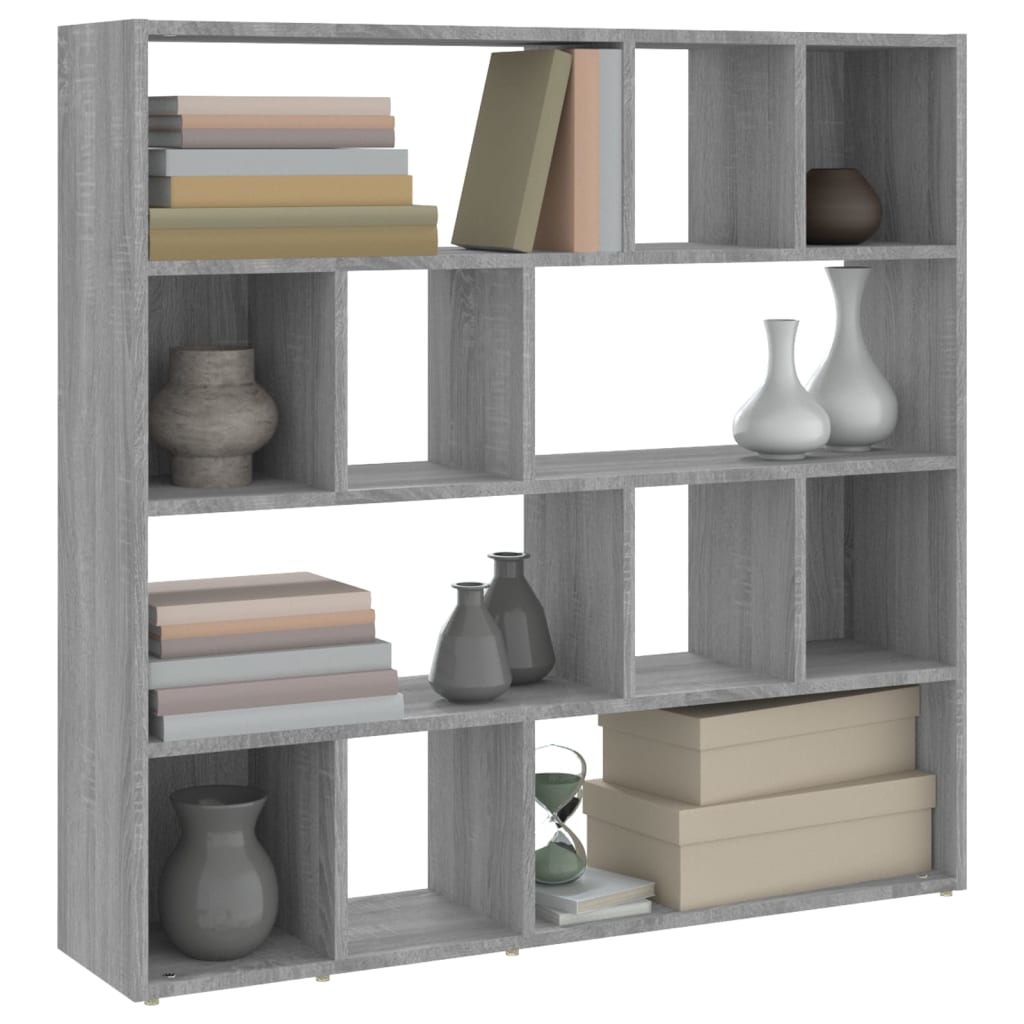 Libreria/Divisorio Grigio Sonoma 105x24x102 cm - homemem39